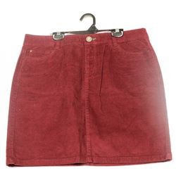 TOMMY HILFIGER BURGANDY CORDUROY WOMENS