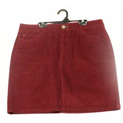 TOMMY HILFIGER BURGANDY CORDUROY WOMENS