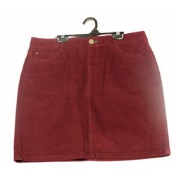 TOMMY HILFIGER BURGANDY CORDUROY WOMENS