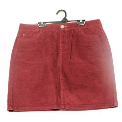 TOMMY HILFIGER BURGANDY CORDUROY WOMENS