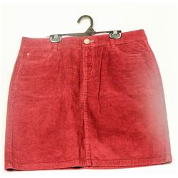 TOMMY HILFIGER BURGANDY CORDUROY WOMENS