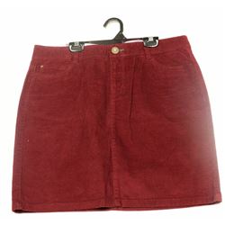 TOMMY HILFIGER BURGANDY CORDUROY WOMENS