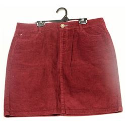 TOMMY HILFIGER BURGANDY CORDUROY WOMENS
