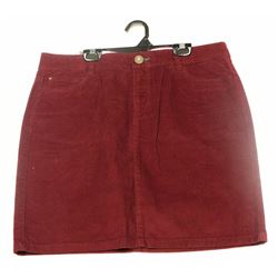 TOMMY HILFIGER BURGANDY CORDUROY WOMENS