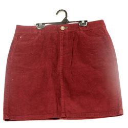 TOMMY HILFIGER BURGANDY CORDUROY WOMENS