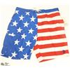 Image 1 : U.S. POLO MENS AMERICAN FLAG SWIM TRUNKS