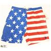 Image 1 : U.S. POLO MENS AMERICAN FLAG SWIM TRUNKS