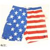Image 1 : U.S. POLO MENS AMERICAN FLAG SWIM TRUNKS