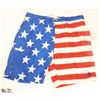 Image 1 : U.S. POLO MENS AMERICAN FLAG SWIM TRUNKS