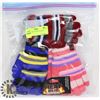 Image 1 : 3PK KIDS HEAT WAVE GLOVES