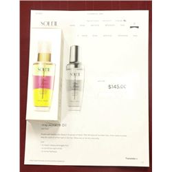 SOLEIL 4.06 FL. OZ/ 120ML TRIO MIRACLE OIL HAIR