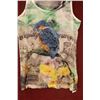 Image 1 : WOMENS TANK TOP WITH BLUE BIRD SIZE M