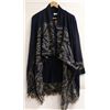 Image 1 : LIKY WOMENS NAVY BLUE AND AZTEC PRINT CARDIGAN