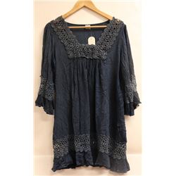 SHORELINE O/S FITS MOST WOMENS NAVY BLUE 3/4