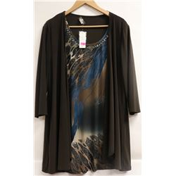 ACACIA WOMENS 2 PC STYLE 3/4 LENGTH SHIRT