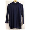 Image 1 : LIKY WOMENS NAVY BLUE LONG SLEEVE WITH SIDE