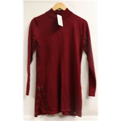 LIKY WOMENS WINE LONG SLEEVE WITH SIDE