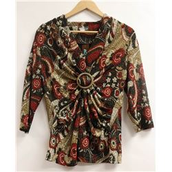 ACACIA WOMENS 3/4 LENGTH MID WAIST GATHERED