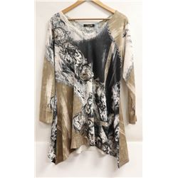 TEMPTATION WOMENS LACE BACK LONG SLEEVE