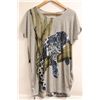 Image 1 : WOMENS SWOOP NECK TSHIRT WITH EMBELLISHED