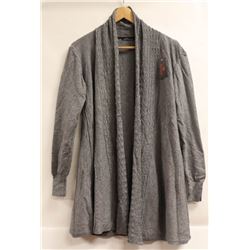 BESCA WOMENS LONG GREY CARDIGAN