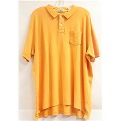 ORIGINAL VINTAGE MENS YELLOW POLO SHIRT SIZE 2XL
