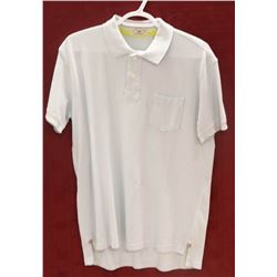 ORIGINAL VINTAGE MENS BABY BLUE POLO SHIRT SIZE L