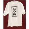Image 1 : SOGO MENS WHITE RETRO EDGE TSHIRT SIZE L