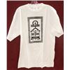 Image 1 : SOGO MENS WHITE RETRO EDGE TSHIRT SIZE O/S