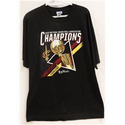 NBA MENS BLACK CLEVELAND CAVELIERS TSHIRT SIZE L