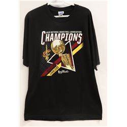 NBA MENS BLACK CLEVELAND CAVELIERS TSHIRT SIZE L