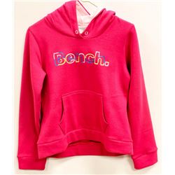 BENCH YOUTH PINK HOODIE SIZE L (10/12)