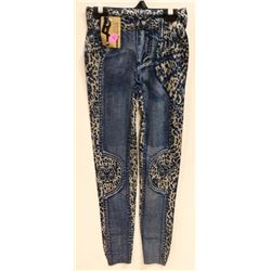 LEOPARD PRINT JEGGINGS SIZE UNKNOWN