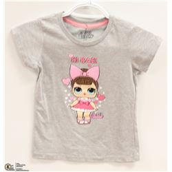 LOL SUPRISE JR GIRLS GREY HI BAE TSHIRT SIZE S