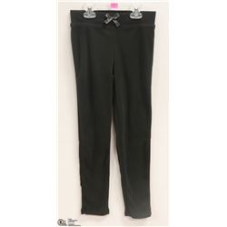 GEORGE JR GIRLS BLACK FLEECE SWEATPANTS SIZE M