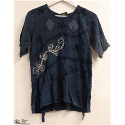 SHIVA FASHIONS WOMENS TSHIRT WITH EMBROIDERY