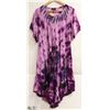 Image 1 : SHIVA FASHIONS SHORT SLEEVED SUNDRESS PURPLE