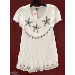 DIVINE FREE SIZE WOMENS SHORT SLEEVE FLARE