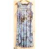 Image 1 : TEMPTATION WOMENS SLEEVELESS SUNDRESS BLACK/BLUES