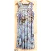 Image 1 : TEMPTATION WOMENS SLEEVELESS SUNDRESS BLACK/BLUES