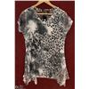 Image 1 : TEMPTATION WOMENS SHORT SLEEVE LACE BACK AND