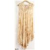 Image 1 : DIVINE WOMENS SLEEVELESS SUNDRESS BEIGE/TAN