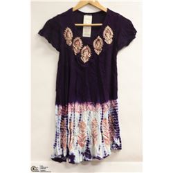 DIVINE WOMENS SHORT SLEEVE FLARE BOTTOM SHIRT