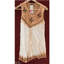 DIVINE WOMENS SHORT SLEEVE FLARE BOTTOM SHIRT