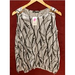 BESCA WOMENS SLEEVELESS FLARE BOTTOM SHIRT