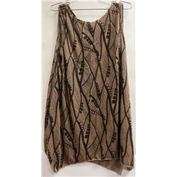 BESCA WOMENS SLEEVELESS FLARE BOTTOM SHIRT