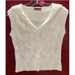 SHENGYINI WOMENS KNIT VEST EGGSHELL SIZE UNKNOWN