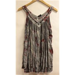 SHIVA FASHIONS WOMENS FLARE BOTTOM TANK TOP