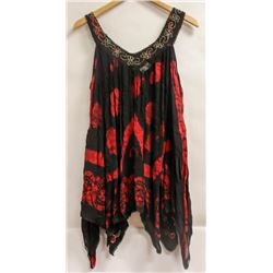 SHIVA FASHIONS WOMENS FLARE BOTTOM TANK TOP