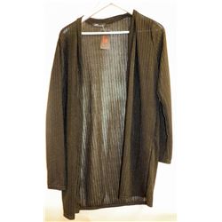 BESCA WOMENS WHITE CARDIGAN BLACK